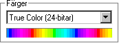 True Color (24 bitar).